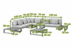 OUTFLEXX Premium Abdeckhaube Für Ecklounge, Schwarz, Z.B. 21820, 300 X 300 X 50 Cm, Wasserbeständig, Integriertes Zugband -Aerocove Gartenlounge Geschaft 23427 5.jpg