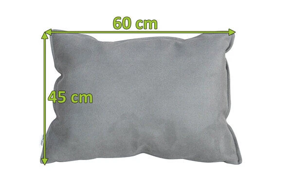 OUTFLEXX Dekokissen, Suede Grey, Sunbrella, 60 X 45 Cm, Bei 40 °C Waschbar, Z.B. Passend Zu Lounge 21845 2 OUTFLEXX Dekokissen, Suede Grey, Sunbrella, 60 X 45 Cm, Bei 40 °C Waschbar, Z.B. Passend Zu Lounge 21845 – Bild 2
