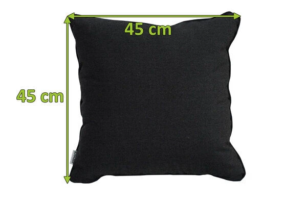 OUTFLEXX Dekokissen, 3758 Sooty, Sunbrella, 45 X 45 Cm, Bei 40 °C Waschbar, Z.B. Passend Zu Lounge 21845 2 OUTFLEXX Dekokissen, 3758 Sooty, Sunbrella, 45 X 45 Cm, Bei 40 °C Waschbar, Z.B. Passend Zu Lounge 21845 – Bild 2