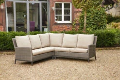 SIENA GARDEN Amira Lounge, Charcoal Grey, Alu/Gardino®-Geflecht, Für 5 Personen