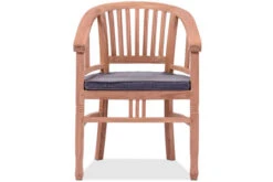 OUTFLEXX Armlehnensessel, Natur, Teakholz, 61x60x84cm, Inkl. Polster -Aerocove Gartenlounge Geschaft 2 16073.jpg