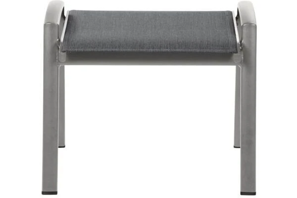 SIENA GARDEN Savina Hocker, Graphit/grau, Aluminium/Texfabric 2 SIENA GARDEN Savina Hocker, Graphit/grau, Aluminium/Texfabric – Bild 2