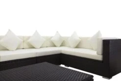OUTFLEXX Loungemöbel-Set, Braun, Polyrattan, Für 8 Personen, Inkl. Loungetisch, Wasserfeste Kissenbox -Aerocove Gartenlounge Geschaft 3 1301 BOX D.jpg