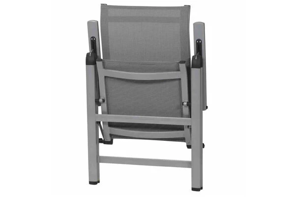 MWH Fabulo Multipositionssessel, Silber/hellgrau, Alu/Textil, 67 X 62 X 111 Cm, Klappbar 3 MWH Fabulo Multipositionssessel, Silber/hellgrau, Alu/Textil, 67 X 62 X 111 Cm, Klappbar – Bild 3