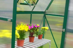 OUTFLEXX Gewächshaus, Grün, Alu/Polycarbonat, 6mm, Inkl. Fundament, Pulverb. 195 X 195 X 205 Cm 8 OUTFLEXX Gewächshaus, Grün, Alu/Polycarbonat, 6mm, Inkl. Fundament, Pulverb. 195 X 195 X 205 Cm -Aerocove Gartenlounge Geschaft 3 13751.jpg