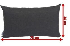 STERN Holly Rückenkissen Zu Bank/Liege, Dunkelgrau, Textil, 75x46x30 Cm -Aerocove Gartenlounge Geschaft 3 15891 2.jpg