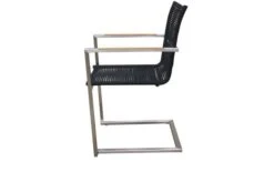 OUTFLEXX Freischwinger, Silber/schwarz, Edelstahl/Rope, FSC-Teakholz Armlehnen, 53 X 57 X 87 Cm -Aerocove Gartenlounge Geschaft 3 18286.jpg