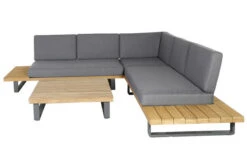 OUTFLEXX Ecklounge, Teakoptik/anthrazit, Aluminium/Akazie, Für 5 Personen, Inkl. Polster 8 OUTFLEXX Ecklounge, Teakoptik/anthrazit, Aluminium/Akazie, Für 5 Personen, Inkl. Polster -Aerocove Gartenlounge Geschaft 3 18848.jpg