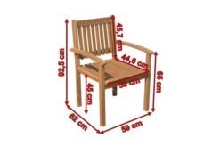 OUTFLEXX Gartenstuhl, Natur, FSC-Akazienholz, 59 X 62 X 92,5 Cm, Mit Armlehnen -Aerocove Gartenlounge Geschaft 3 18933.jpg