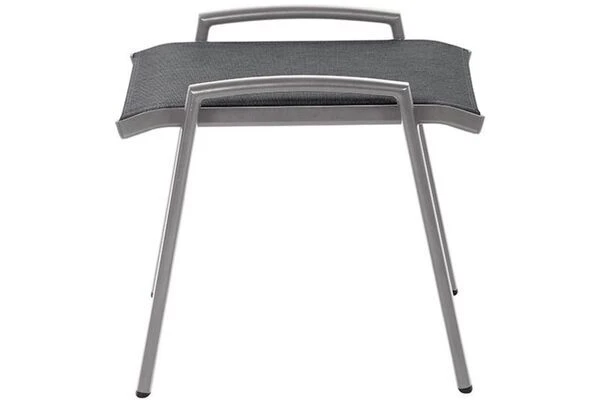 SIENA GARDEN Savina Hocker, Graphit/grau, Aluminium/Texfabric 3 SIENA GARDEN Savina Hocker, Graphit/grau, Aluminium/Texfabric – Bild 3