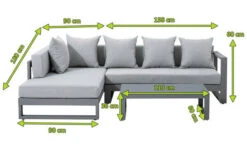 OUTFLEXX Willis Loungemöbel, Grau, Aluminium, 5 Personen, Tisch 110x60x36 Cm, Tischplatte Aus Glas -Aerocove Gartenlounge Geschaft 3 20131.jpg