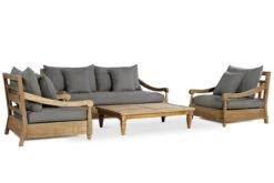 OUTFLEXX Loungemöbel, Natur/grau, Recycled FSC®-Teak/Olefin, 4 Sitzplätze, Inkl. Polster -Aerocove Gartenlounge Geschaft 3 20313.jpg