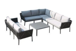 OUTFLEXX Mermaid Lounge-Set, Anthrazit, Alu/XL Rope, 6-teilig, Inkl. Sitz- Und Rückenkissen, Tisch 95 X 95 X 42 Cm 8 OUTFLEXX Mermaid Lounge-Set, Anthrazit, Alu/XL Rope, 6-teilig, Inkl. Sitz- Und Rückenkissen, Tisch 95 X 95 X 42 Cm -Aerocove Gartenlounge Geschaft 3 20571.jpg