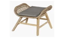 OUTFLEXX Sessel, Rattan Grey, Polyrattan/Akazie, 79,5 X 71,5 X 90 Cm, Inkl. Hocker Und Polster In Braun -Aerocove Gartenlounge Geschaft 3 21033.jpg