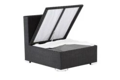 OUTFLEXX Mittelelement, Schwarz, Polyrattan, Inkl. Polster Und Kissen, Wasserfeste Kissenbox -Aerocove Gartenlounge Geschaft 3 2392 5 BOX.jpg