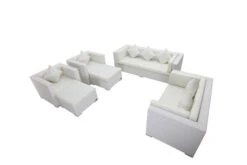OUTFLEXX Loungemöbel-Set, Weiß, Polyrattan, Für 9 Personen, Wasserfeste Kissenbox -Aerocove Gartenlounge Geschaft 3 7173 BOX A.jpg