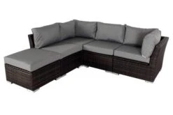 OUTFLEXX Loungemöbel, Polyrattan, Braun Marmoriert, Inkl. Abdeckhaube, Ersatzbezug, Wasserfeste Kissenbox -Aerocove Gartenlounge Geschaft 3 7759 BOX X 1.jpg