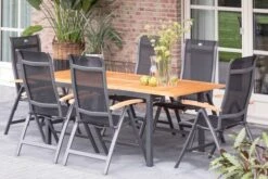 HARTMAN Alice Multipositionssessel, Xerix/schwarz, Alu/4x4 Textilen, Mit FSC Teak-Armlehnen 16 HARTMAN Alice Multipositionssessel, Xerix/schwarz, Alu/4x4 Textilen, Mit FSC Teak-Armlehnen -Aerocove Gartenlounge Geschaft 4 11086.jpg