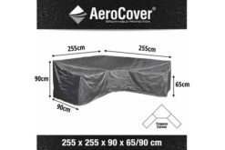 AeroCover Schutzhülle In L-Form Für Lounge Sets, Mit Trapez-Ecke, 255 X 255 X 90 X 65/90 Cm -Aerocove Gartenlounge Geschaft 4 13012.jpg