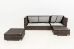 OUTFLEXX Loungemöbel-Set, Braun Marmoriert, 5 Pers, Polyrattan, Wasserfeste Kissenbox -Aerocove Gartenlounge Geschaft 4 16068 BOX A.jpg