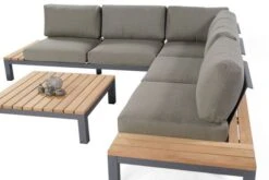 SONNENPARTNER Equila Loungegruppe, Anthrazit, Alu/Teakholz, 5 Personen, Inkl. Polster -Aerocove Gartenlounge Geschaft 4 18656.jpg