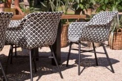 HARTMAN Delphine Armlehnensessel, Schwarz/weiß, Alu/Kunststoff 12 HARTMAN Delphine Armlehnensessel, Schwarz/weiß, Alu/Kunststoff -Aerocove Gartenlounge Geschaft 4 18696.jpg