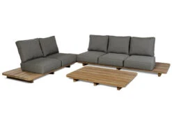 OUTFLEXX Loungemöbel, Natur, Recycled FSC®-Teak, 5 Sitzplätze, Inkl. Kissen -Aerocove Gartenlounge Geschaft 4 20304.jpg