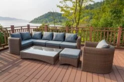 OUTFLEXX Loungegarnitur, Hellbraun, Polyrattan, 8tlg, 7 Personen, Inkl. Polster Und Kissen -Aerocove Gartenlounge Geschaft 4 20918.jpg