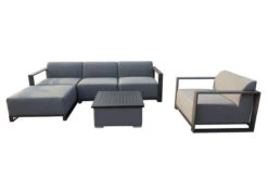 OUTFLEXX Loungeset, Flanelle, Alu/Sunbrella, Für 5 Personen, Höhenverstellbarer Loungetisch -Aerocove Gartenlounge Geschaft 4 21596.jpg
