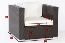 OUTFLEXX Sessel, Braun, Polyrattan, Inkl. Polster Und Kissen, Wasserfeste Kissenbox -Aerocove Gartenlounge Geschaft 4 2393 7 BOX.jpg