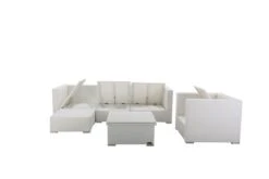 OUTFLEXX Loungemöbel-Set, Weiß, Polyrattan, Für 5 Personen, Inkl. Loungetisch, Wasserfeste Kissenbox -Aerocove Gartenlounge Geschaft 4 2523 BOX D.jpg