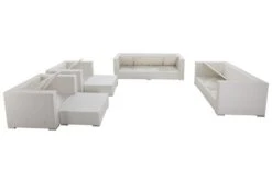 OUTFLEXX Loungemöbel-Set, Weiß, Polyrattan, Für 9 Personen, Wasserfeste Kissenbox -Aerocove Gartenlounge Geschaft 4 7173 BOX A.jpg