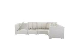 OUTFLEXX Loungemöbel Polyrattan, Weiß, Für 5 Personen, Wasserfeste Kissenbox -Aerocove Gartenlounge Geschaft 4 7175 BOX A.jpg