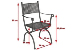 MBM Sessel Romeo, Marone, Schmiedeeisen Verzinkt, Pulverbeschichtet -Aerocove Gartenlounge Geschaft 5 10885.jpg