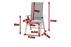 MWH Fabulo Multipositionssessel, Silber/hellgrau, Alu/Textil, 67 X 62 X 111 Cm, Klappbar 10 MWH Fabulo Multipositionssessel, Silber/hellgrau, Alu/Textil, 67 X 62 X 111 Cm, Klappbar -Aerocove Gartenlounge Geschaft 5 13445.jpg