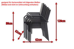 OUTFLEXX Premium Abdeckhaube Für Stapelstühle, Schwarz, Wasserbeständig, 64 X 64 X 82/122 Cm -Aerocove Gartenlounge Geschaft 5 13671.jpg