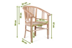 OUTFLEXX Armlehnensessel, Natur, Teakholz, 61x60x84cm, Inkl. Polster -Aerocove Gartenlounge Geschaft 5 16073.jpg