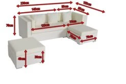 OUTFLEXX Loungemöbel-Set, Weiß, Polyrattan, 5 Personen, Wasserfeste Kissenbox 12 OUTFLEXX Loungemöbel-Set, Weiß, Polyrattan, 5 Personen, Wasserfeste Kissenbox -Aerocove Gartenlounge Geschaft 5 18228 BOX A.jpg