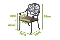 HARTMAN Amalfi Diningsessel, Bronze, Alu-Guss, Inkl. Wendekissen -Aerocove Gartenlounge Geschaft 5 18949.jpg