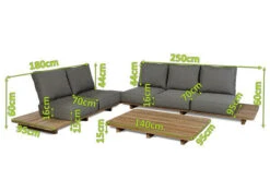 OUTFLEXX Loungemöbel, Natur, Recycled FSC®-Teak, 5 Sitzplätze, Inkl. Kissen -Aerocove Gartenlounge Geschaft 5 20304.jpg