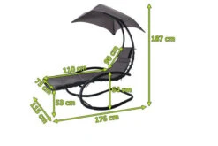 OUTFLEXX Schaukelsessel, Anthrazit Matt/schwarz, Stahl/Textilene, 176x115x187cm, Inkl. Polster -Aerocove Gartenlounge Geschaft 5 20393.jpg