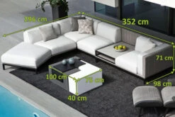 OUTFLEXX Jewel Loungeset, Marble, Alu/Sunbrella, 5-6 Pers., Eingebauter Tisch Mit Keramikplatte -Aerocove Gartenlounge Geschaft 5 20808.jpg