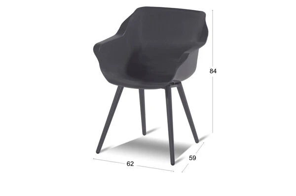 HARTMAN Sophie Studio Armlehnensessel, Xerix, Alu / Kunststoff, 59 X 62 X 84 Cm 5 HARTMAN Sophie Studio Armlehnensessel, Xerix, Alu / Kunststoff, 59 X 62 X 84 Cm – Bild 5