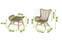 OUTFLEXX Sessel, Rattan Grey, Polyrattan/Akazie, 79,5 X 71,5 X 90 Cm, Inkl. Hocker Und Polster In Braun -Aerocove Gartenlounge Geschaft 5 21033.jpg