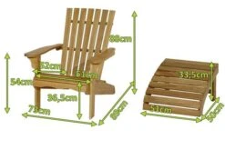 Ploß Adirondack Sessel, Teakoptik, FSC®-Akazienholz, 73x89x88 Cm, Mit Hocker 50x51x33,5 Cm 23 Ploß Adirondack Sessel, Teakoptik, FSC®-Akazienholz, 73x89x88 Cm, Mit Hocker 50x51x33,5 Cm -Aerocove Gartenlounge Geschaft 5 21056.jpg