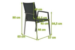 STERN New Top Stapelsessel, Silber/karbon, Edelstahl/Textil/Aluminiumarmlehnen, 63x57x90 Cm, Stapelbar -Aerocove Gartenlounge Geschaft 5 21908.jpg