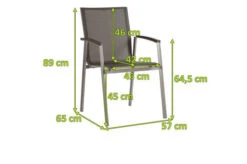 STERN New Top Stapelsessel, Graphit/silbergrau, Aluminium/Textil, 65x57x89 Cm, Pulverbeschichtet, Stapelbar -Aerocove Gartenlounge Geschaft 5 21913.jpg