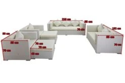 OUTFLEXX Loungemöbel-Set, Weiß, Polyrattan, Für 9 Personen, Wasserfeste Kissenbox -Aerocove Gartenlounge Geschaft 5 7173 BOX A.jpg