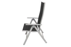 VILLANA Multipositionssessel, Silber/schwarz, Aluminium/Textil, 67 X 58 X 113 Cm, Klappbar 17 VILLANA Multipositionssessel, Silber/schwarz, Aluminium/Textil, 67 X 58 X 113 Cm, Klappbar -Aerocove Gartenlounge Geschaft 6 13397.jpg