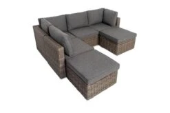 OUTFLEXX Loungemöbel-Set, Grau, Polyrattan, 6 Personen, Verstellbare Sitzflächen, Wasserfeste Kissenbox -Aerocove Gartenlounge Geschaft 6 18364 BOX.jpg